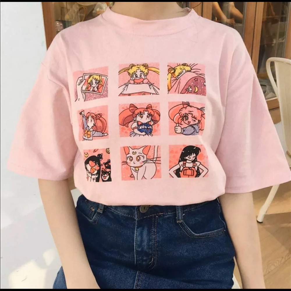 Sailor Moon Pink T/Shirt BNWT